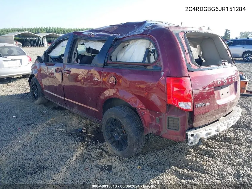 2C4RDGBG6JR151284 2018 Dodge Grand Caravan Se