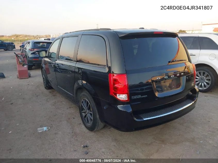 2C4RDGEG4JR341807 2018 Dodge Grand Caravan Gt