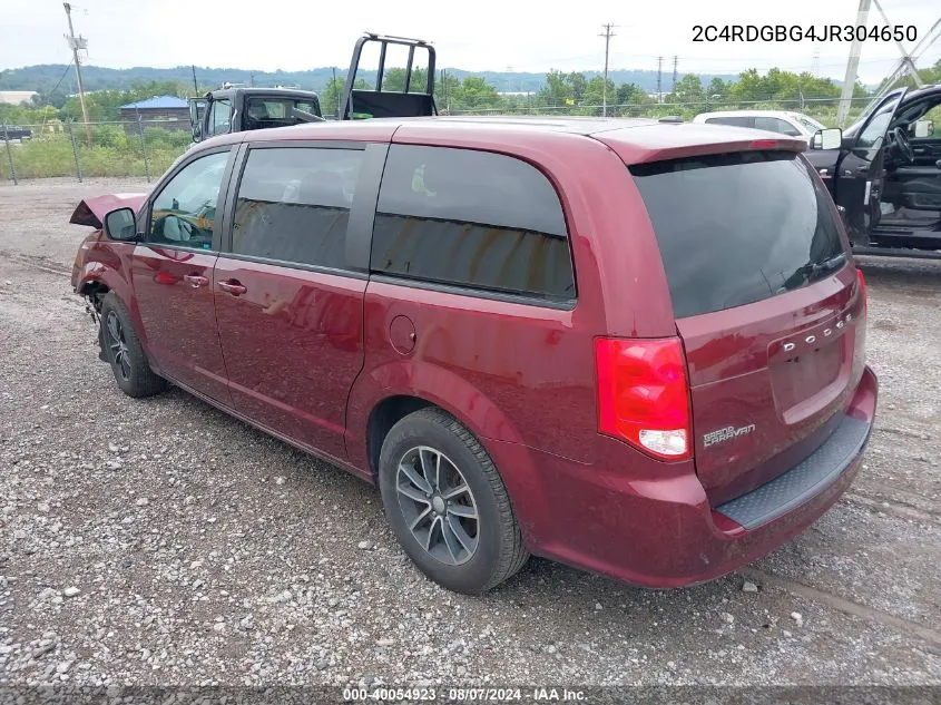 2C4RDGBG4JR304650 2018 Dodge Grand Caravan Se