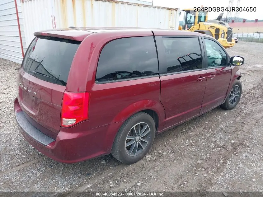 2C4RDGBG4JR304650 2018 Dodge Grand Caravan Se