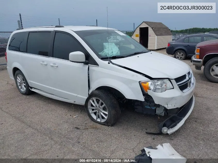 2018 Dodge Grand Caravan Sxt VIN: 2C4RDGCG3JR300023 Lot: 40102416