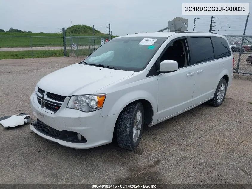 2018 Dodge Grand Caravan Sxt VIN: 2C4RDGCG3JR300023 Lot: 40102416