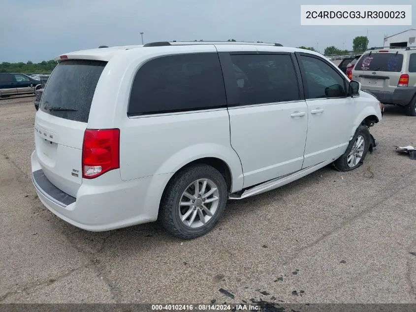 2C4RDGCG3JR300023 2018 Dodge Grand Caravan Sxt