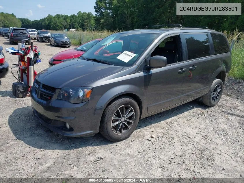 2018 Dodge Grand Caravan Gt VIN: 2C4RDGEG7JR283501 Lot: 40106605