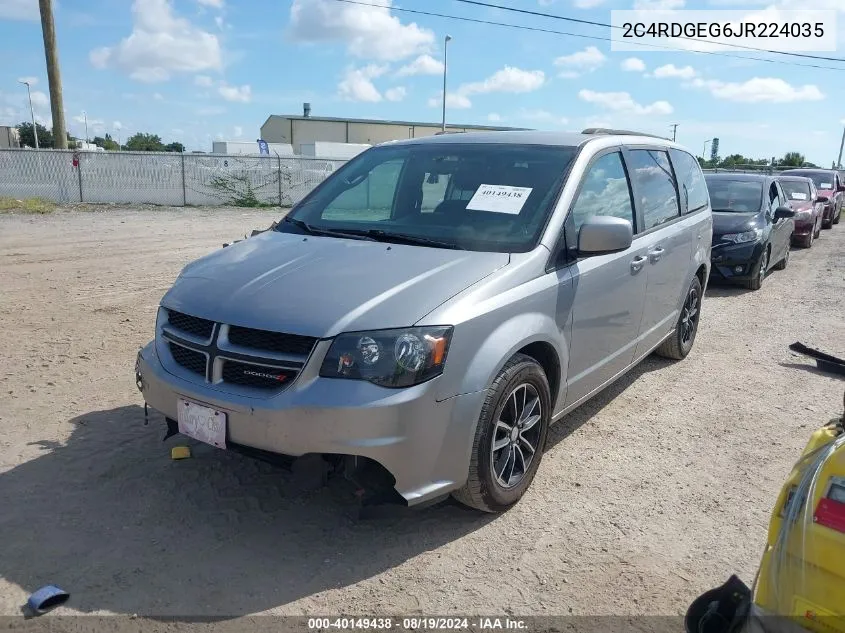 2C4RDGEG6JR224035 2018 Dodge Grand Caravan Gt