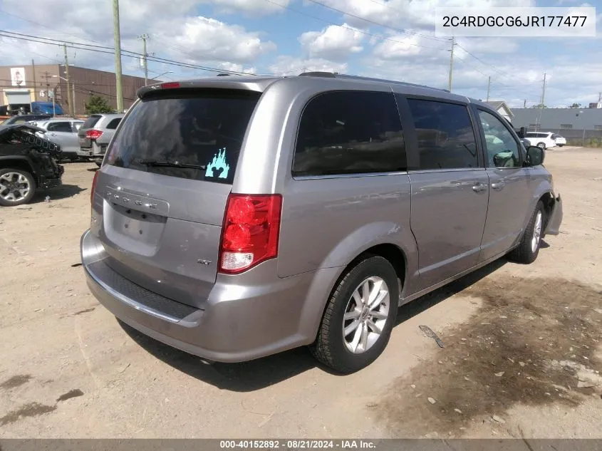 2C4RDGCG6JR177477 2018 Dodge Grand Caravan Sxt