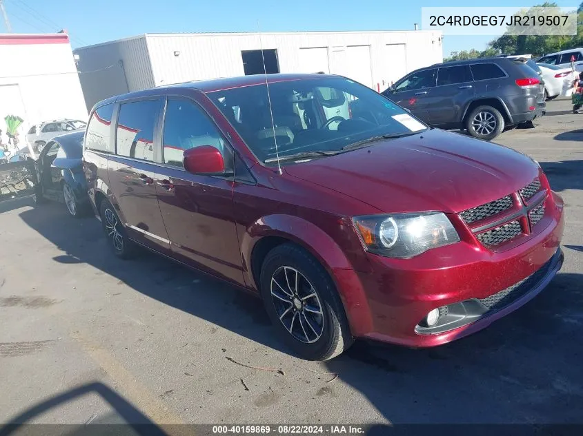 2018 Dodge Grand Caravan Gt VIN: 2C4RDGEG7JR219507 Lot: 40159869