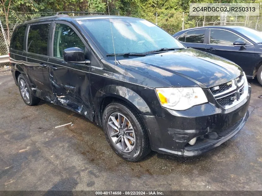 2C4RDGCG2JR250313 2018 Dodge Grand Caravan Sxt