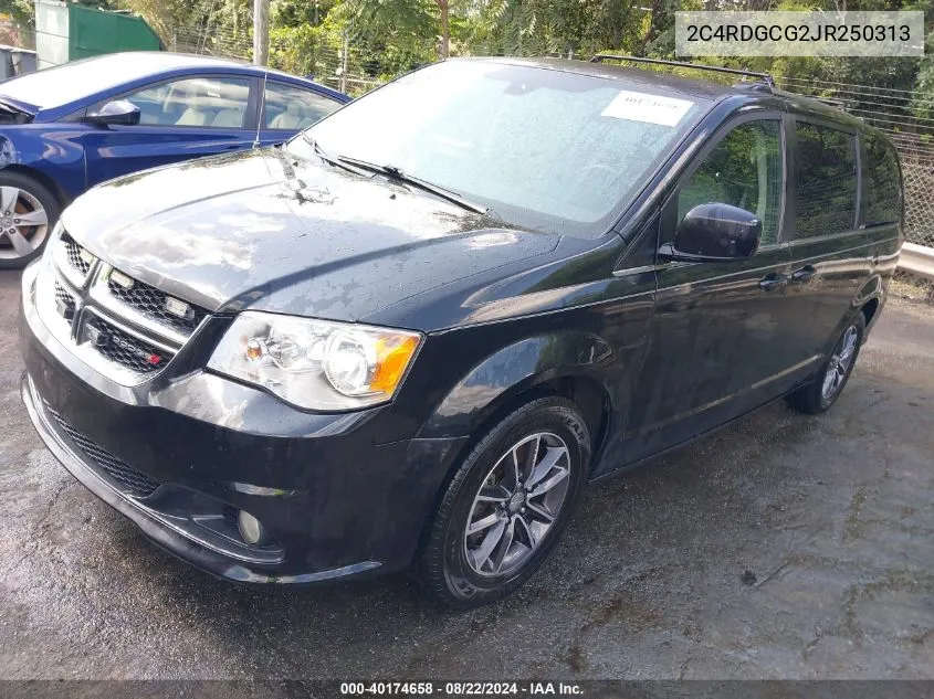 2018 Dodge Grand Caravan Sxt VIN: 2C4RDGCG2JR250313 Lot: 40174658