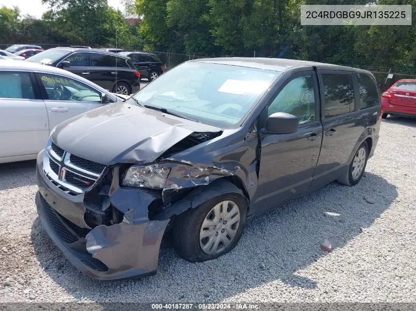 2C4RDGBG9JR135225 2018 Dodge Grand Caravan Se