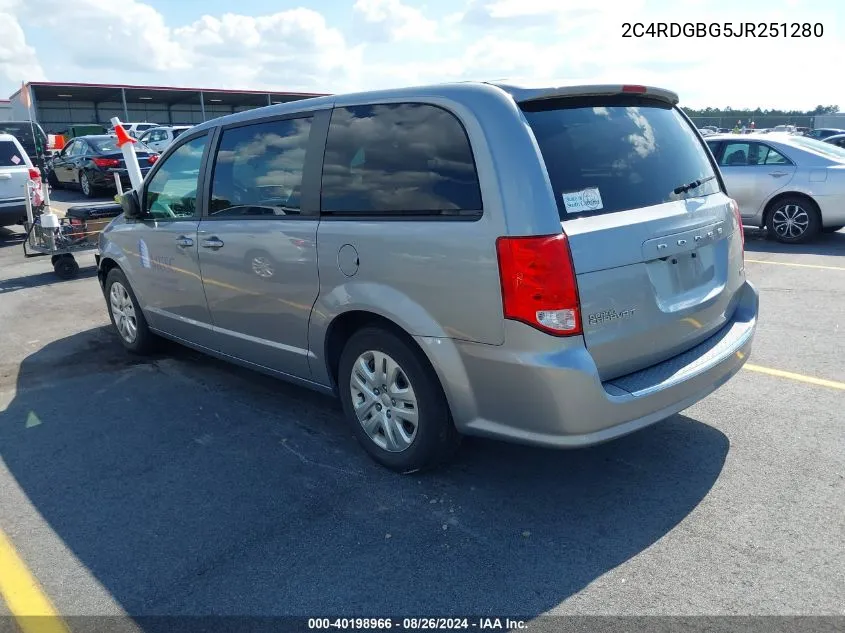 2C4RDGBG5JR251280 2018 Dodge Grand Caravan Se