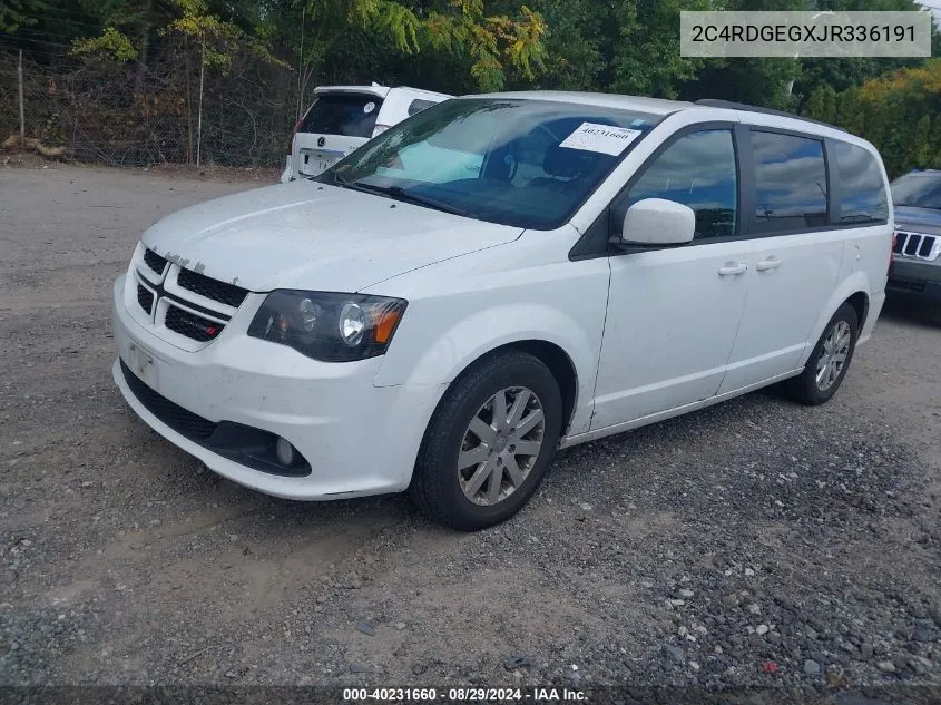 2C4RDGEGXJR336191 2018 Dodge Grand Caravan Gt