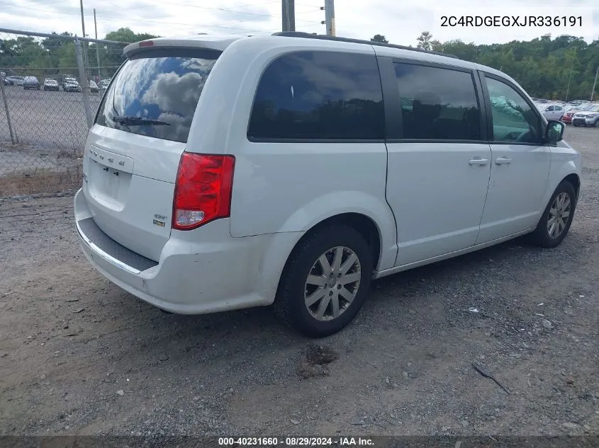 2C4RDGEGXJR336191 2018 Dodge Grand Caravan Gt