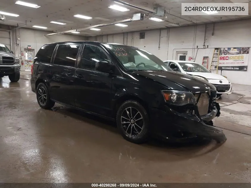 2C4RDGEGXJR195736 2018 Dodge Grand Caravan Gt