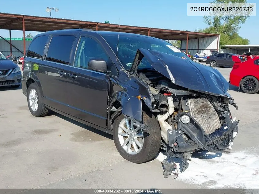 2C4RDGCGXJR326733 2018 Dodge Grand Caravan Sxt