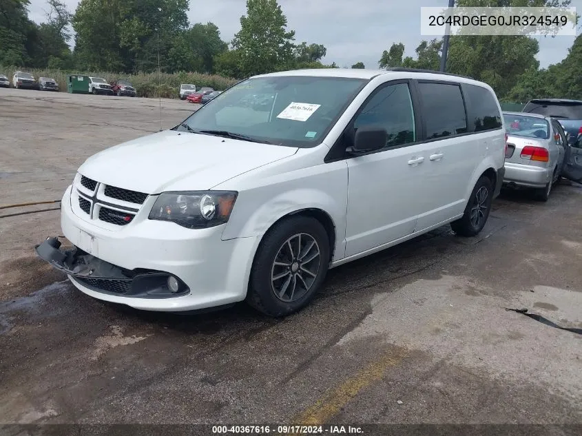 2018 Dodge Grand Caravan Gt VIN: 2C4RDGEG0JR324549 Lot: 40367616