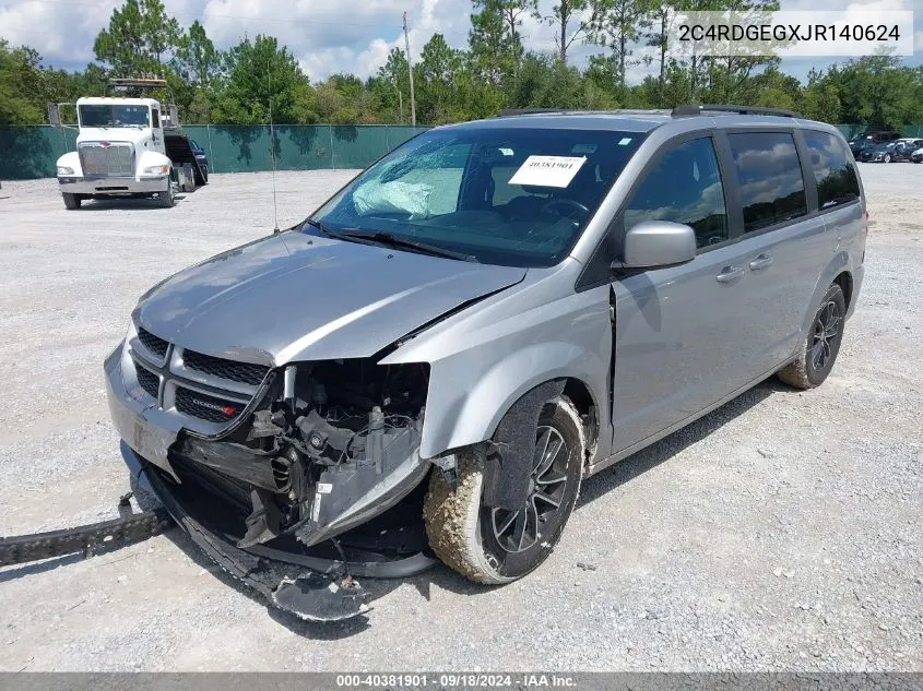 2C4RDGEGXJR140624 2018 Dodge Grand Caravan Gt