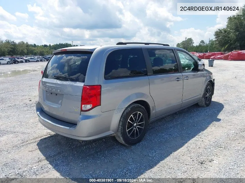 2C4RDGEGXJR140624 2018 Dodge Grand Caravan Gt