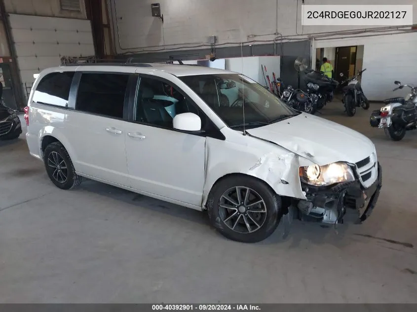 2018 Dodge Grand Caravan Gt VIN: 2C4RDGEG0JR202127 Lot: 40392901