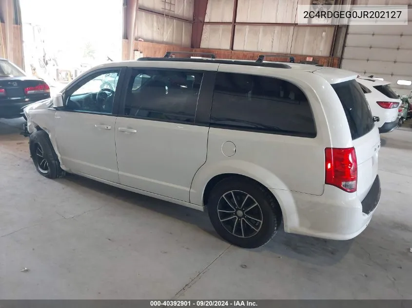 2018 Dodge Grand Caravan Gt VIN: 2C4RDGEG0JR202127 Lot: 40392901