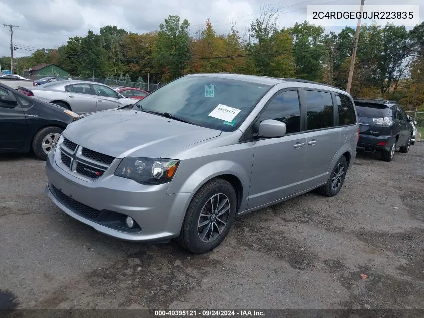 2018 Dodge Grand Caravan Gt VIN: 2C4RDGEG0JR223835 Lot: 40395121