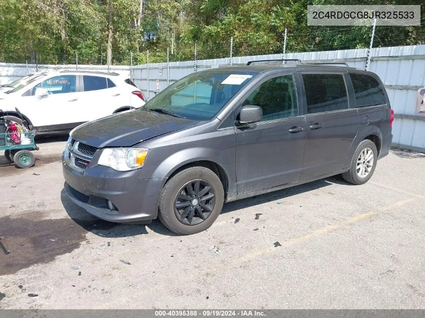 2018 Dodge Grand Caravan Sxt VIN: 2C4RDGCG8JR325533 Lot: 40395388