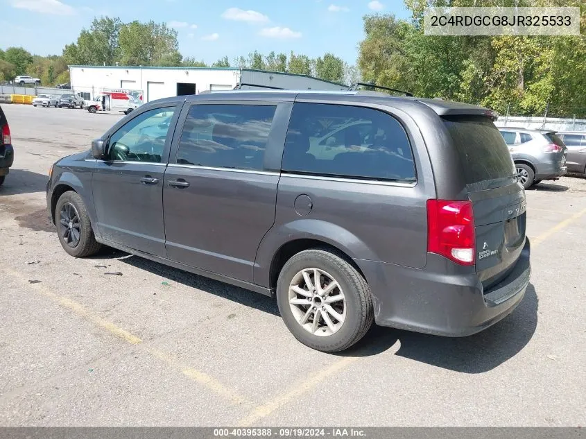 2018 Dodge Grand Caravan Sxt VIN: 2C4RDGCG8JR325533 Lot: 40395388