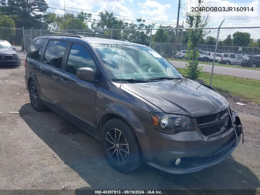 2018 Dodge Grand Caravan Se Plus VIN: 2C4RDGBG3JR160914 Lot: 40397913