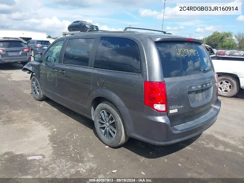 2C4RDGBG3JR160914 2018 Dodge Grand Caravan Se Plus