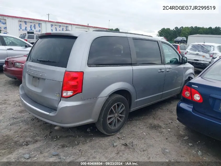 2018 Dodge Grand Caravan Gt VIN: 2C4RDGEG7JR299519 Lot: 40406604