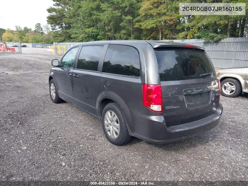 2C4RDGBG7JR160155 2018 Dodge Grand Caravan Se