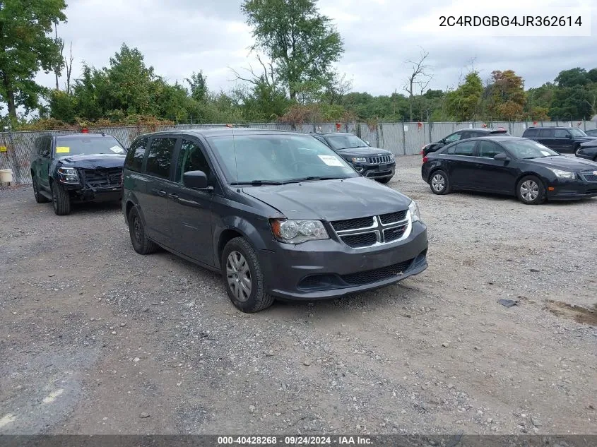 2C4RDGBG4JR362614 2018 Dodge Grand Caravan Se