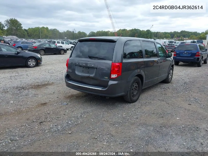 2C4RDGBG4JR362614 2018 Dodge Grand Caravan Se