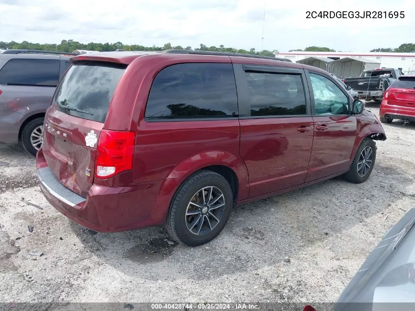 2C4RDGEG3JR281695 2018 Dodge Grand Caravan Gt