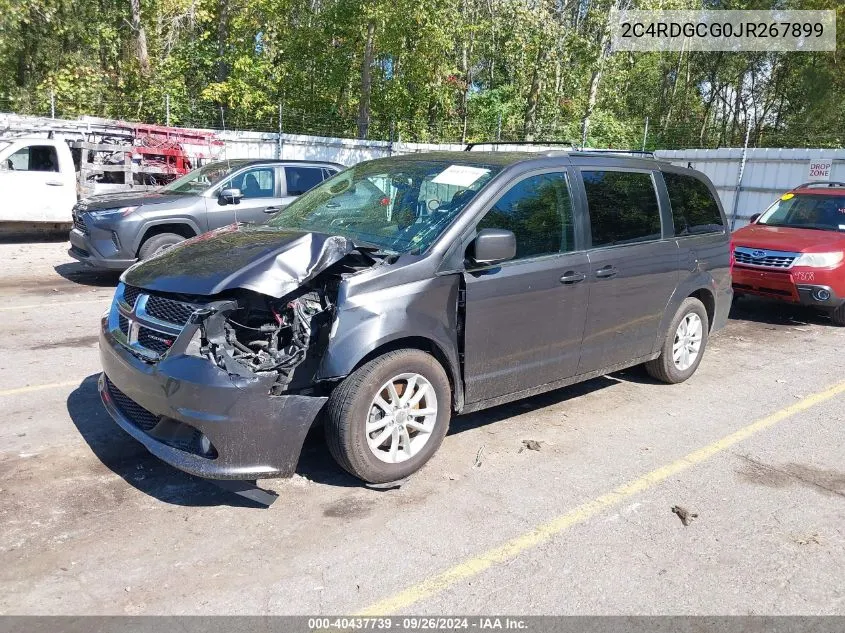 2018 Dodge Grand Caravan Sxt VIN: 2C4RDGCG0JR267899 Lot: 40437739