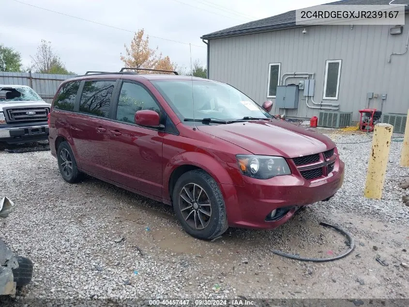 2C4RDGEGXJR239167 2018 Dodge Grand Caravan Gt