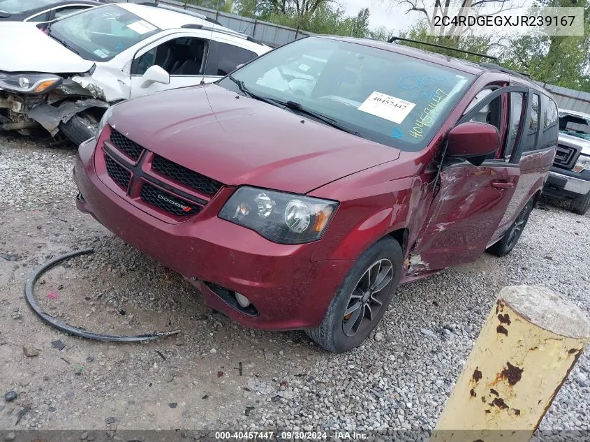 2C4RDGEGXJR239167 2018 Dodge Grand Caravan Gt