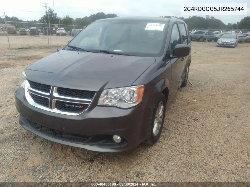 2C4RDGCG5JR265744 2018 Dodge Grand Caravan Sxt