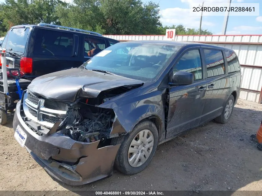 2C4RDGBG7JR288461 2018 Dodge Grand Caravan Se