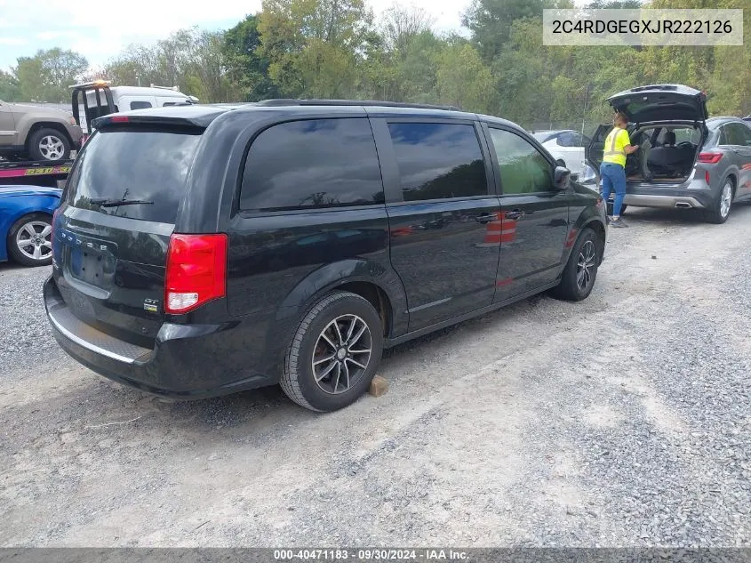 2018 Dodge Grand Caravan Gt VIN: 2C4RDGEGXJR222126 Lot: 40471183