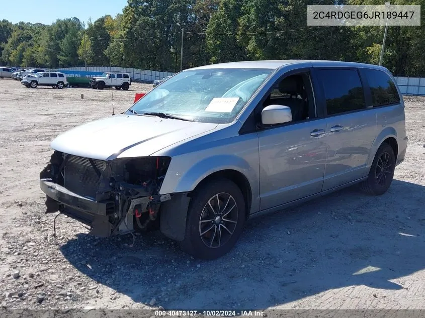 2C4RDGEG6JR189447 2018 Dodge Grand Caravan Gt