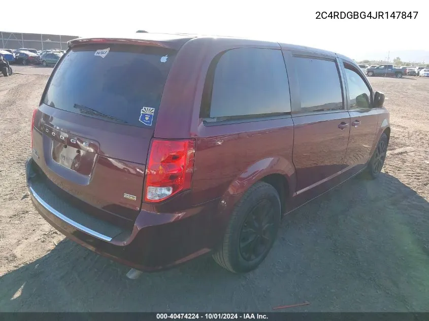 2C4RDGBG4JR147847 2018 Dodge Grand Caravan Se