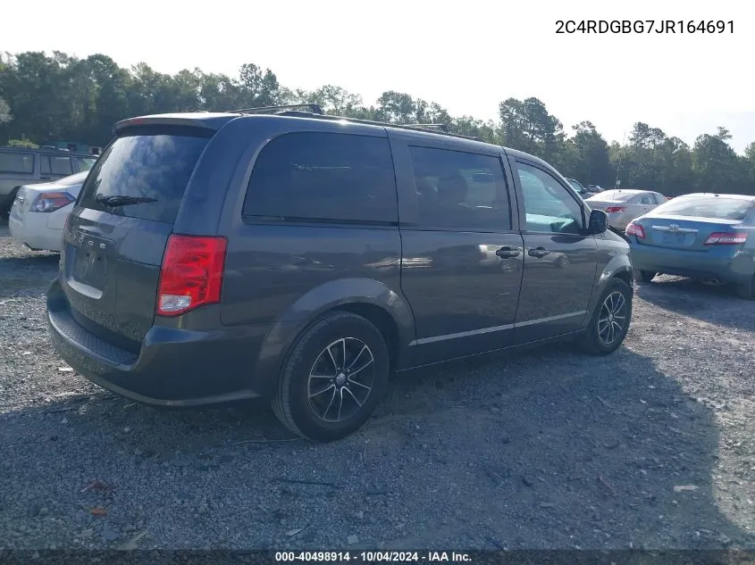 2018 Dodge Grand Caravan Se Plus VIN: 2C4RDGBG7JR164691 Lot: 40498914