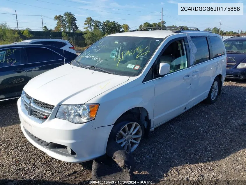 2018 Dodge Grand Caravan Sxt VIN: 2C4RDGCG6JR175888 Lot: 40516449