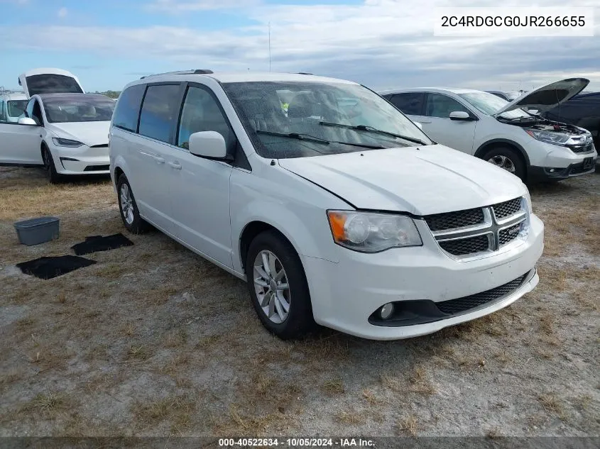 2018 Dodge Grand Caravan Sxt VIN: 2C4RDGCG0JR266655 Lot: 40522634