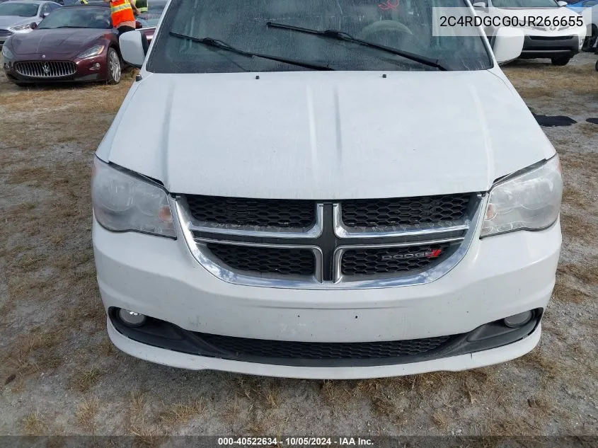 2018 Dodge Grand Caravan Sxt VIN: 2C4RDGCG0JR266655 Lot: 40522634