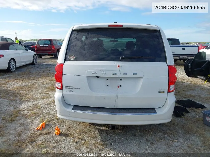 2018 Dodge Grand Caravan Sxt VIN: 2C4RDGCG0JR266655 Lot: 40522634