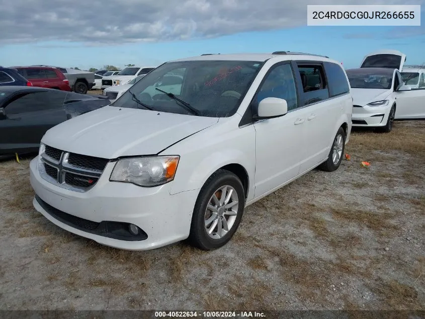 2018 Dodge Grand Caravan Sxt VIN: 2C4RDGCG0JR266655 Lot: 40522634