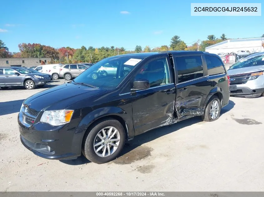 2018 Dodge Grand Caravan Sxt VIN: 2C4RDGCG4JR245632 Lot: 40592268