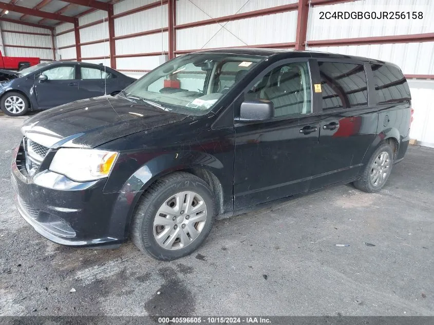 2018 Dodge Grand Caravan Se VIN: 2C4RDGBG0JR256158 Lot: 40596605